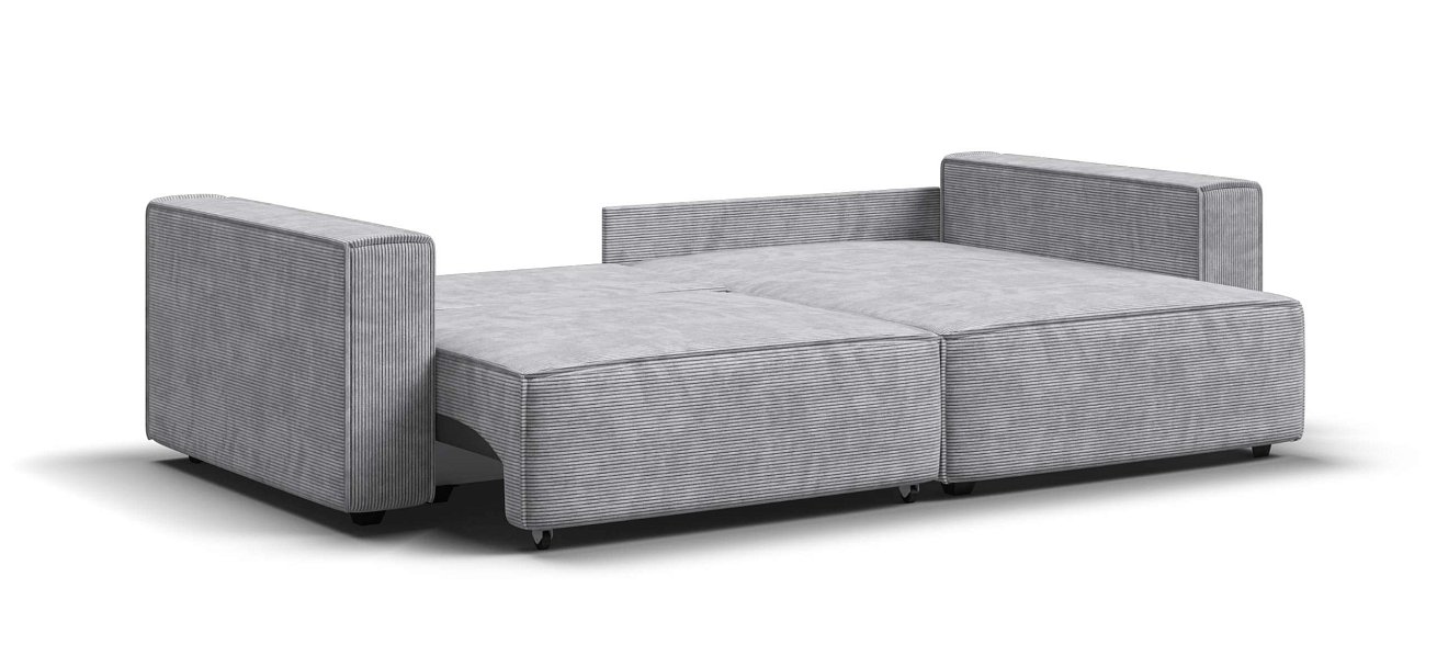 Угловой диван Босс Софт Модуль Вельвет Корд серый