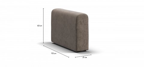 Ричмонд Модуль подлокотник 2 шт. велюр Роял тауп 1