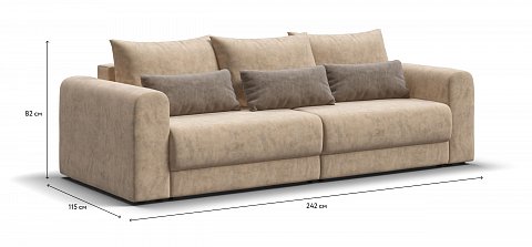 Модульный диван Ричмонд Модуль велюр Роял шампань 1