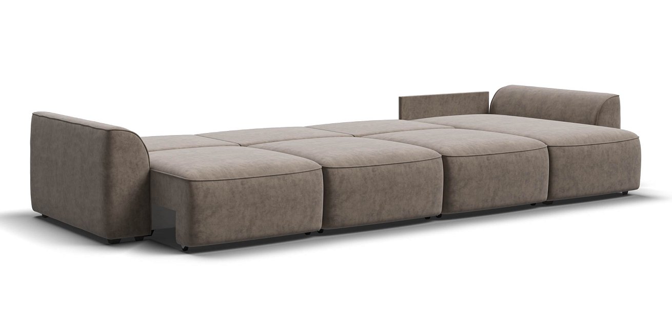 Угловой диван Кинг Модуль Макс велюр Роял тауп