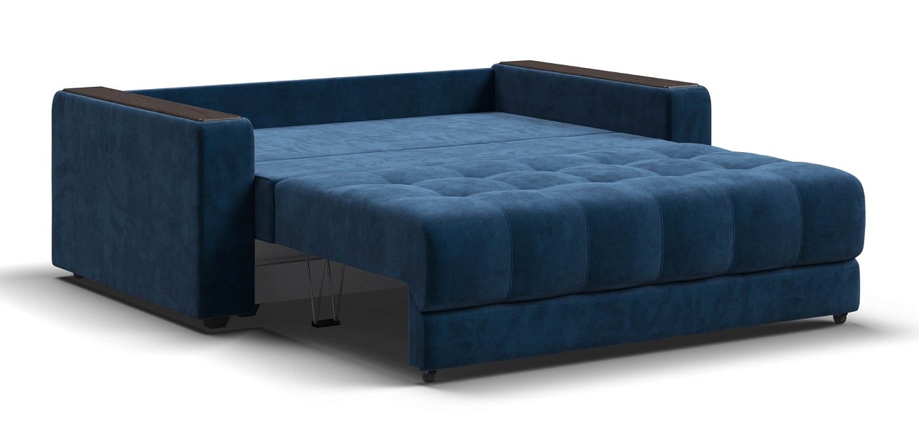 Диван Босс двухместный велюр Монолит синий