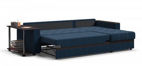 Угловой диван Атланта НПБ Рогожка Мальмо синий 3