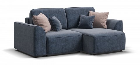 Угловой диван Кинг Модуль велюр Роял синий 1