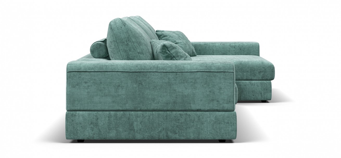 Угловой диван-кровать Босс Модуль ХЛ Шенилл Глосс минт