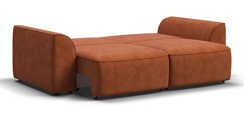 Диван Кинг Модуль велюр Алькантара оранж 3