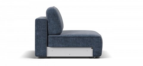 Кинг Модуль спальное место велюр Роял синий 3