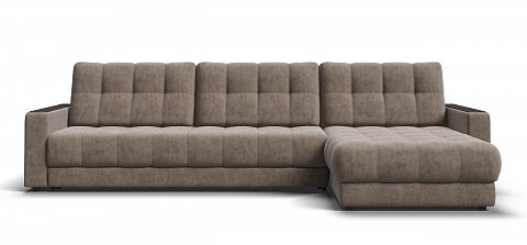 Угловой диван Босс Макс велюр Роял тауп 1