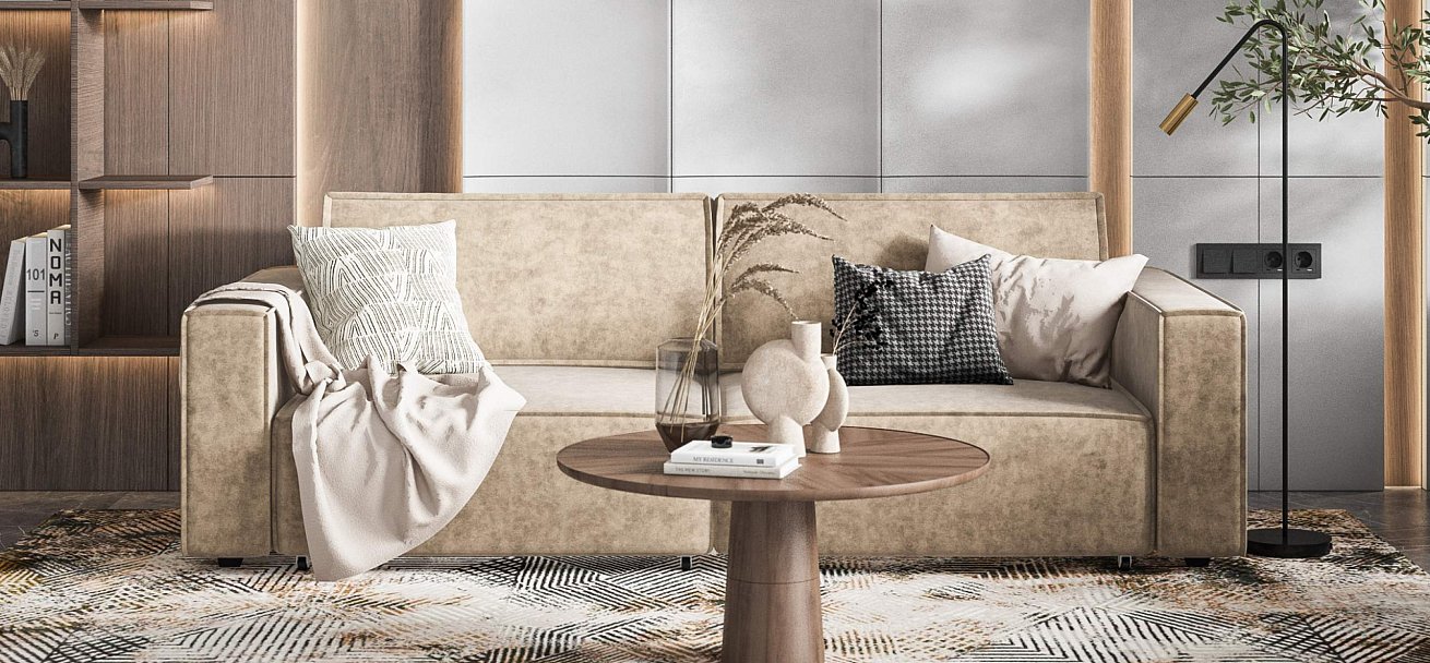 Диван Босс Софт Модуль велюр Роял тауп