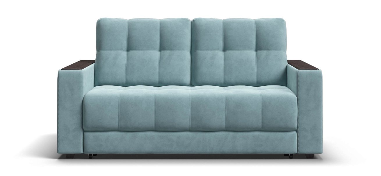 Диван Босс двухместный велюр Монолит аква