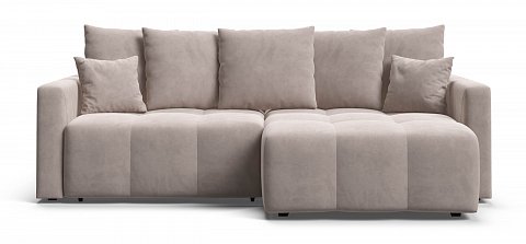 Угловой диван Босс Тренд велюр Монолит латте 1