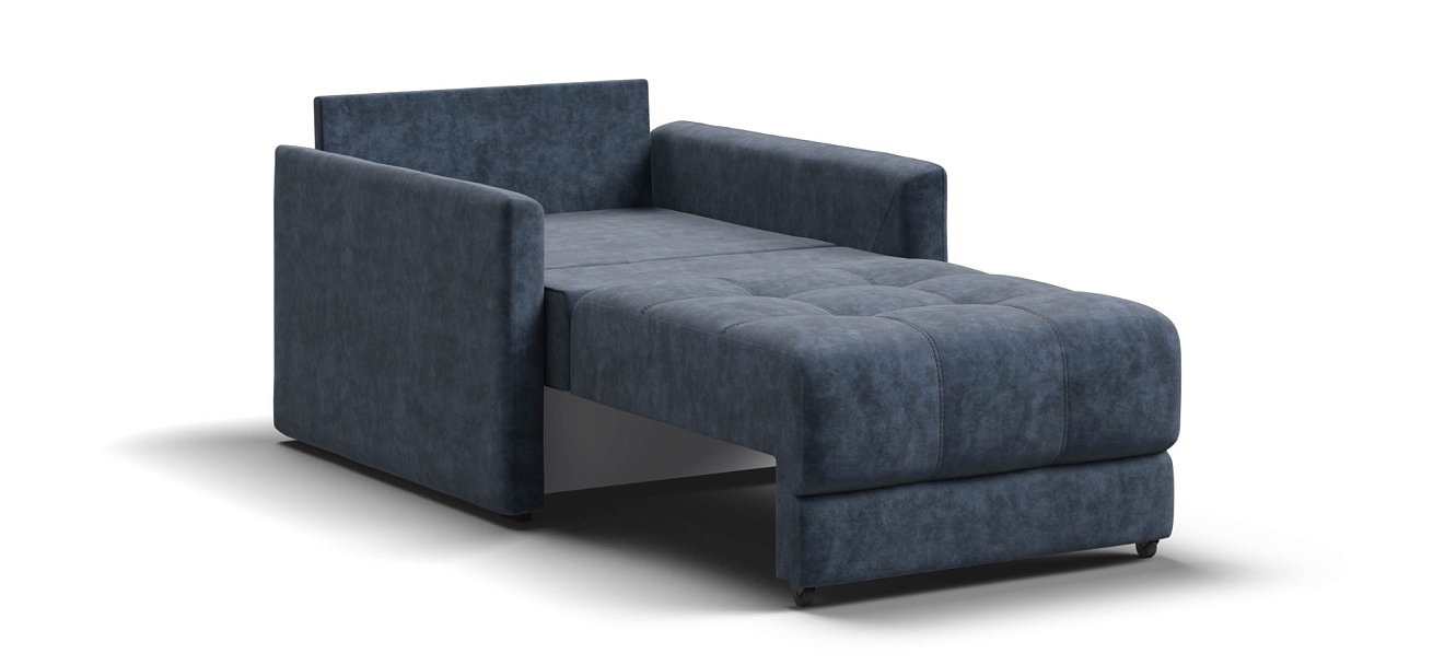 Босс Лофт кресло-кровать велюр Роял синий