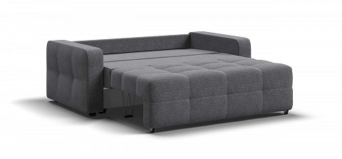 Диван Денди двухместный Рогожка Мальмо серый 3