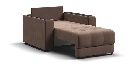 Босс кресло-кровать велюр Монолит мокко 3