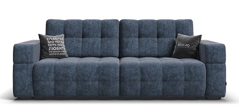 Диван Босс ХО велюр Роял синий  / Камень 1