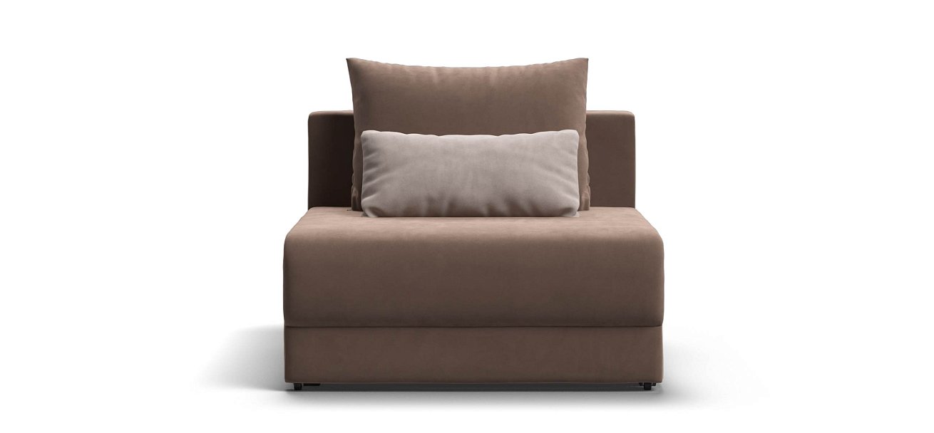 Ричмонд Модуль спальное место велюр Монолит мокко