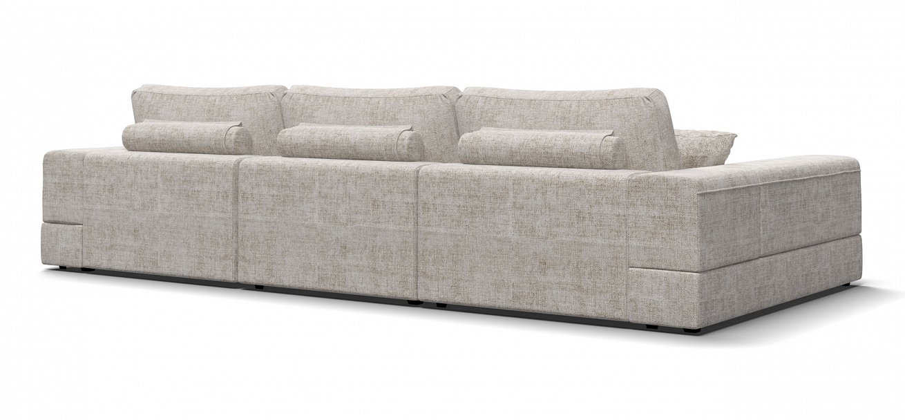 Угловой диван-кровать Босс Модуль ХЛ Шенилл Смарт кварц