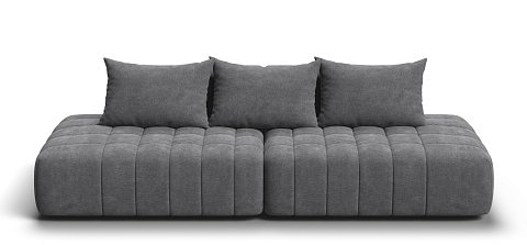 Диван прямой Босс Твин Шенилл Клауд графит 1