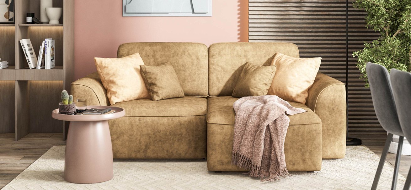 Угловой диван Кинг Модуль велюр Роял тауп