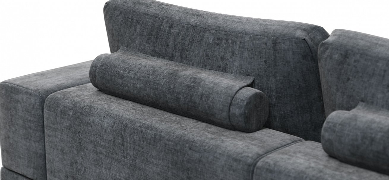 Диван-кровать Босс Модуль Макс Шенилл Глосс карбон