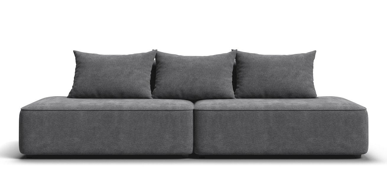 Диван Кинг Твин Шенилл Клауд графит