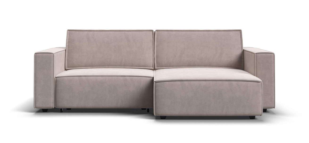 Угловой диван Босс Софт Модуль велюр Монолит латте