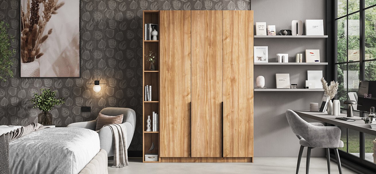 Стеллаж 220 Орех Селект