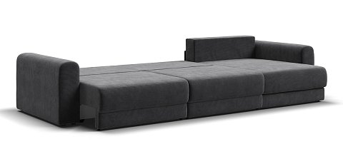 Модульный угловой диван Ричмонд Модуль Макс Вельвет Корд графит 3