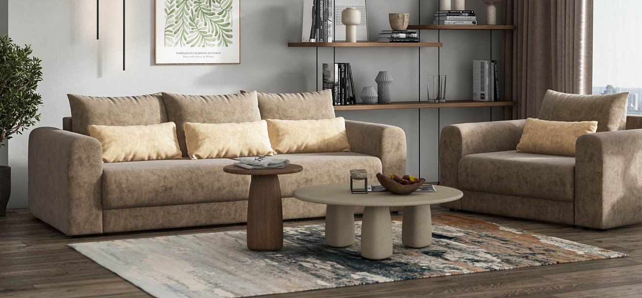 Модульный диван Ричмонд Модуль велюр Роял тауп