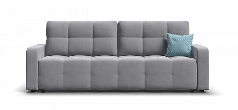 Диван Денди велюр Монолит сталь 1