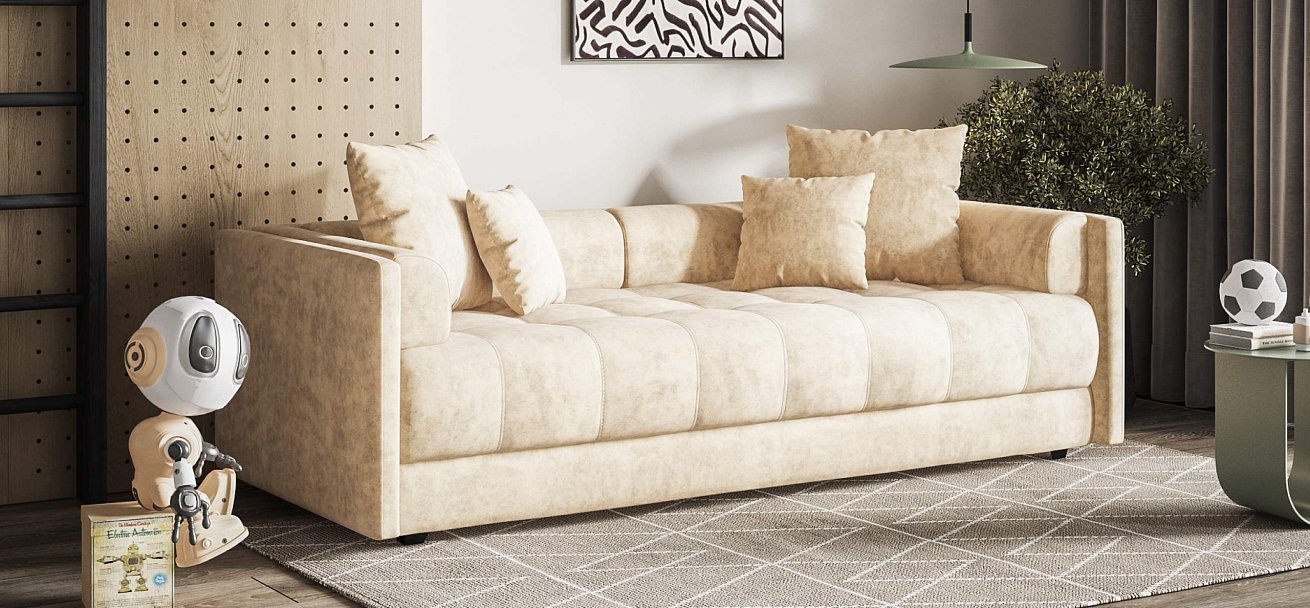 Тахта Босс велюр Роял шампань