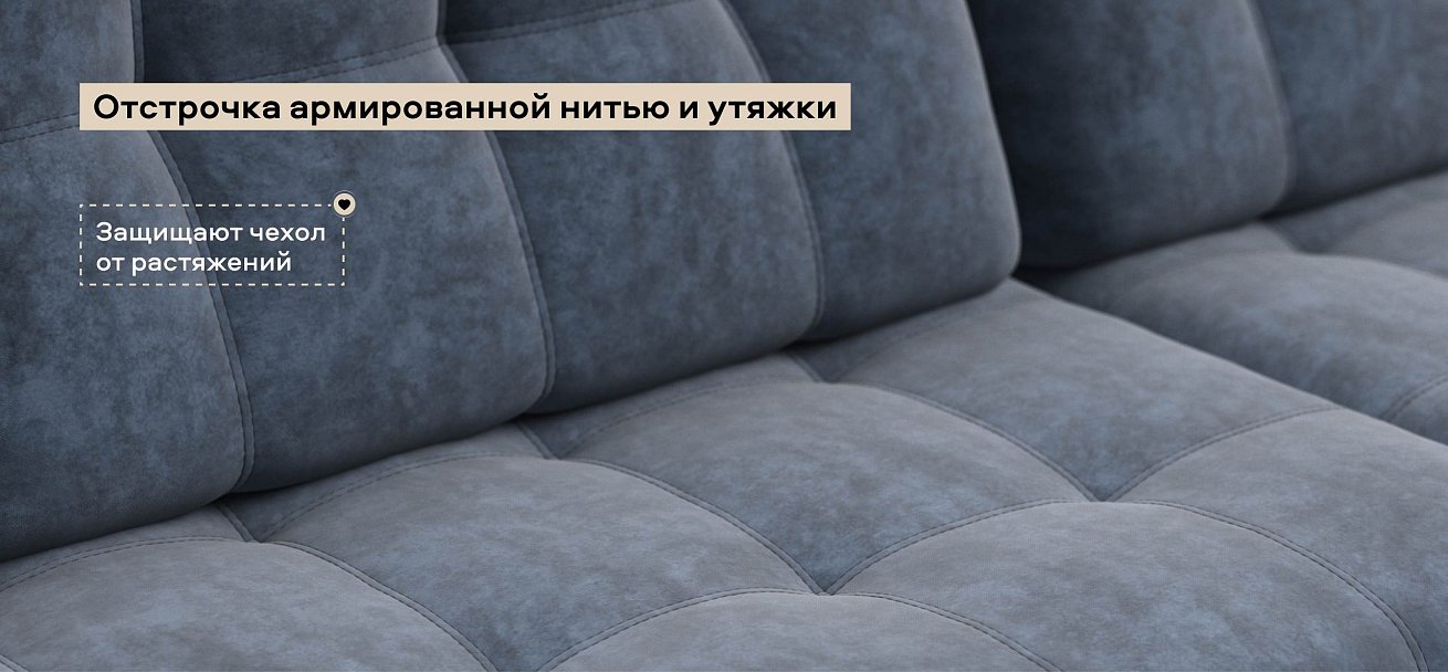 Угловой диван Босс Макс велюр Роял синий