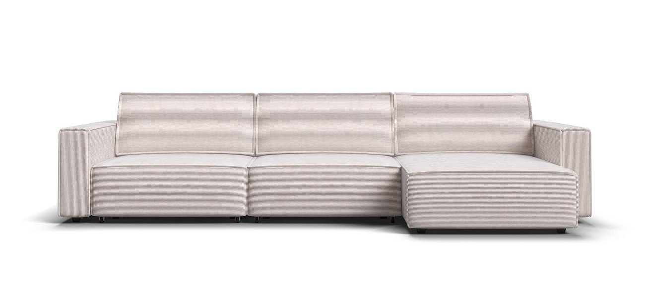 Угловой диван Босс Софт Модуль Макс Вельвет Корд бежевый
