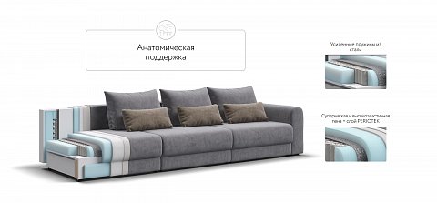 Модульный диван Ричмонд Модуль Макс велюр Роял агат 3