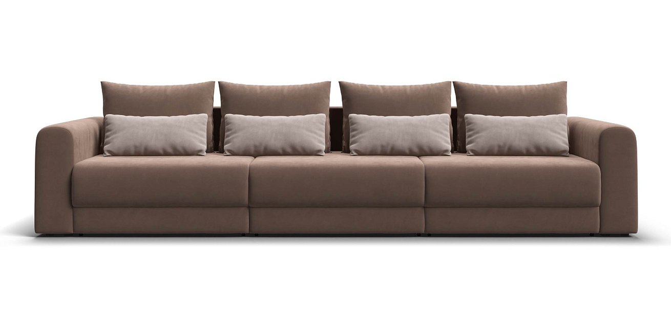 Модульный диван Ричмонд Модуль Макс велюр Монолит мокко