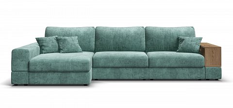 Угловой диван-кровать Босс Модуль ХЛ Шенилл Глосс минт 2