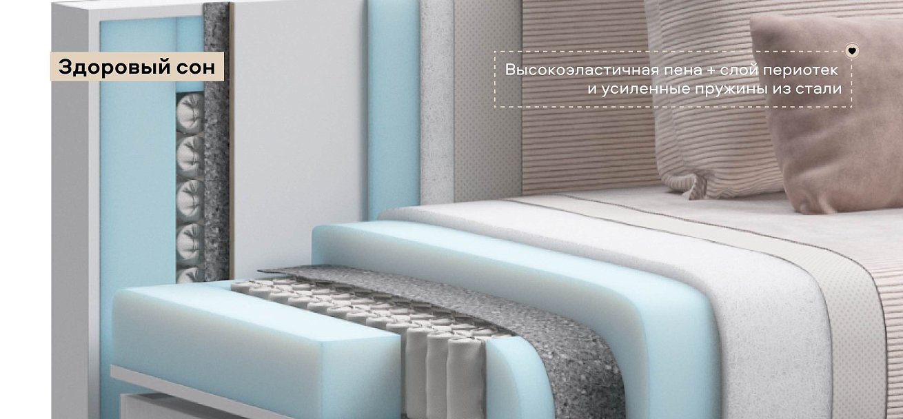 Модульный угловой диван Ричмонд Модуль Макс Вельвет Корд бежевый