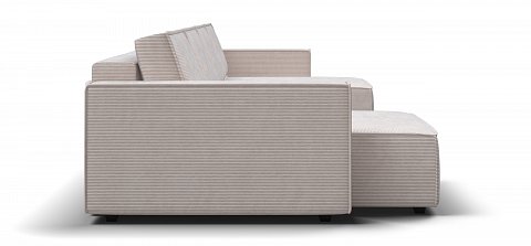 П-образный диван Босс Софт Модуль Вельвет Корд бежевый 3