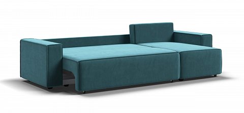 Угловой диван Норд велюр Монолит зеленый 3