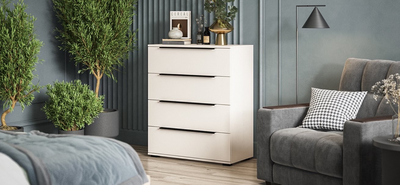 Комод Босс Стандарт Кашемир серый