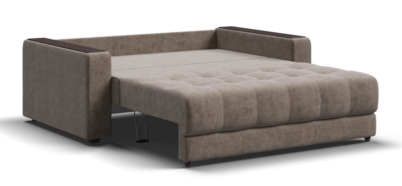 Диван Босс двухместный велюр Роял тауп