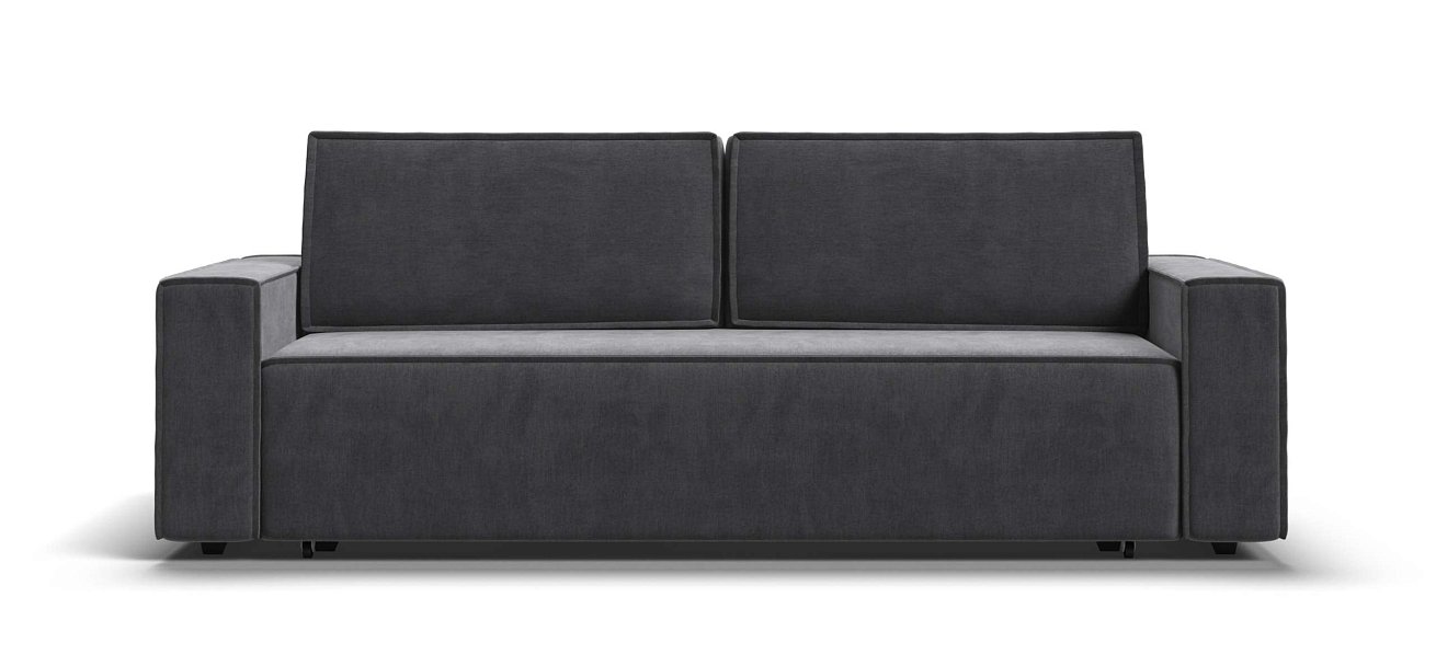 Диван Норд велюр Монолит серый