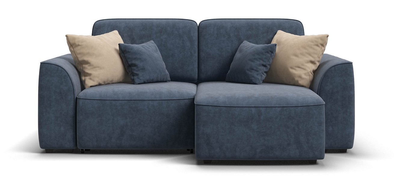 Угловой диван Кинг Модуль велюр Роял синий