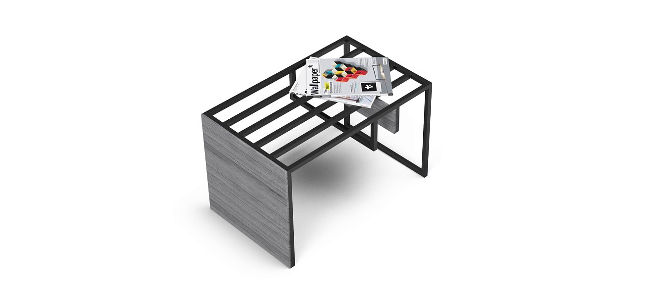 Босс ХО Стол-приставка Камень (МДФ)