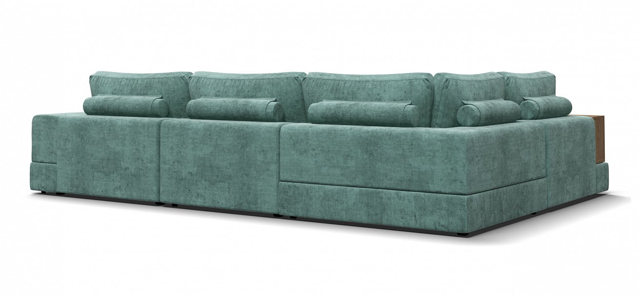 П-образный диван-кровать Босс Модуль Шенилл Глосс минт