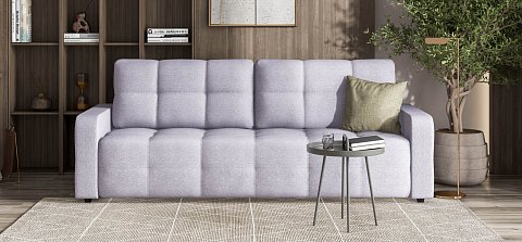 Диван Денди Рогожка Мальмо платина 2
