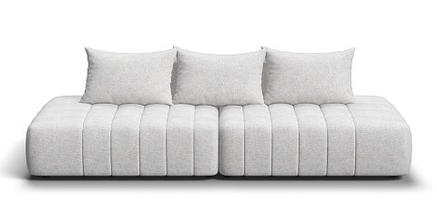 Диван прямой Босс Твин Шенилл Клауд крем 1