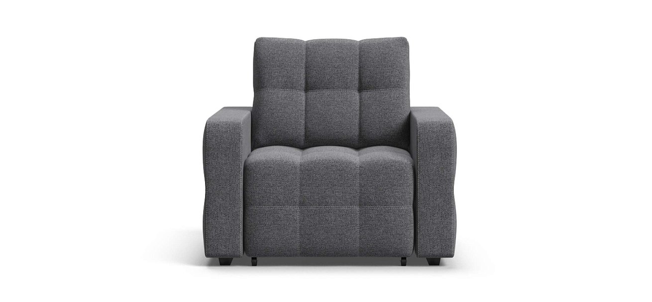 Денди кресло-кроватьРогожка Мальмо серый