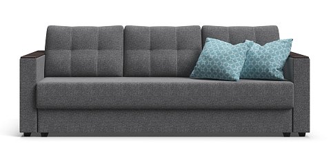 Диван Атланта Рогожка Мальмо серый 1