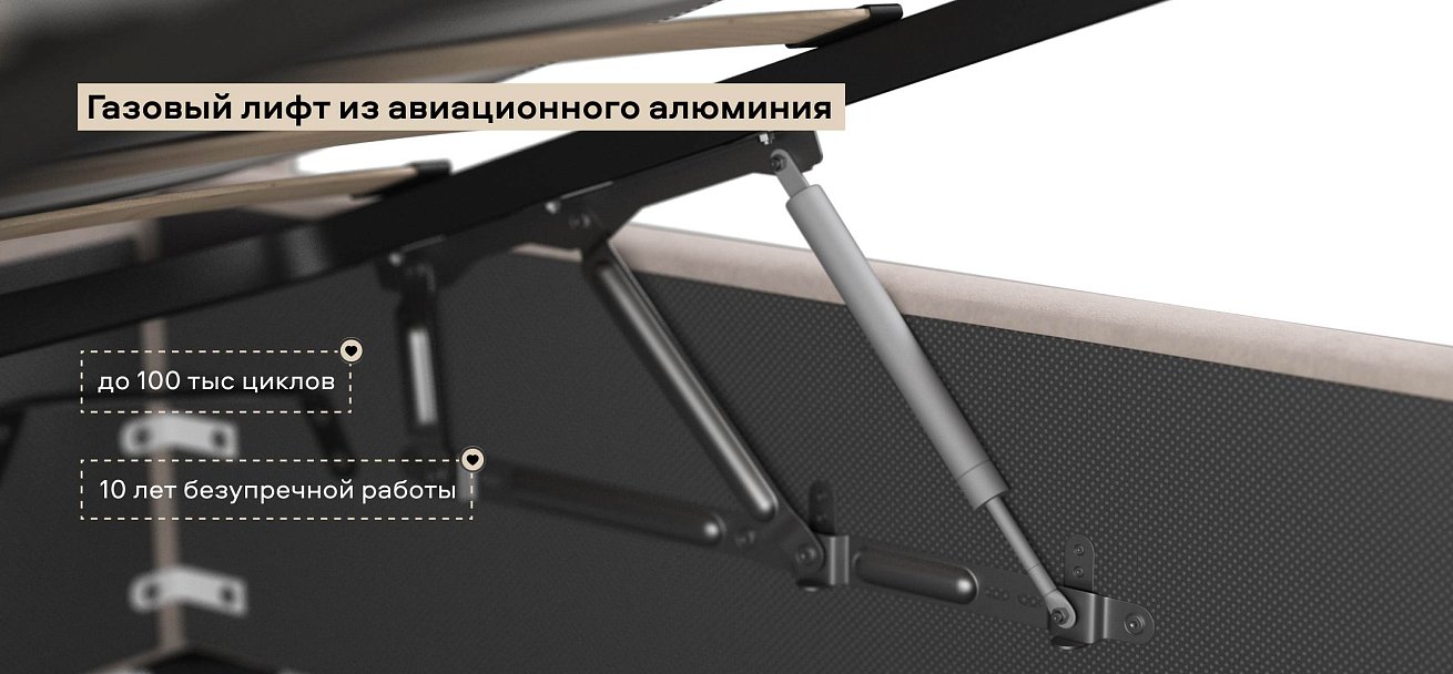 Фрея Кровать+ПМ 160*200 велюр Монолит латте