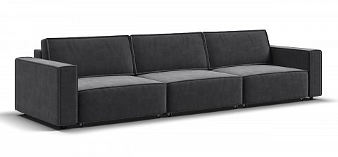 Диван Босс Софт Модуль Макс Вельвет Корд графит 1